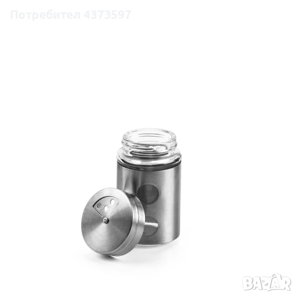 Солница Luigi Ferrero Sophia FR-1407I Ø5xH8cm, инокс, снимка 1