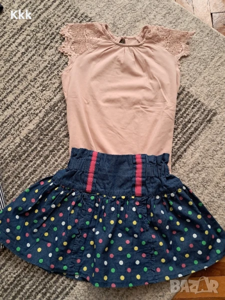 Рокля, поличка и тениска , снимка 1