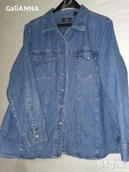 СТРАХОТНА ДЪНКОВА РИЗА С КАМЪЧЕТА 2XL, снимка 1