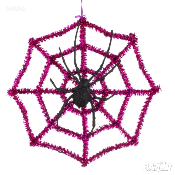 Декоративна паяжина Halloween / Хелоуин – Tinsel, черна_1218431, снимка 1