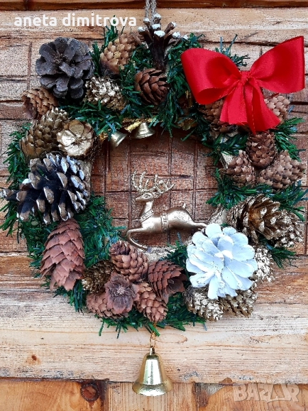 Коледен венец , снимка 1