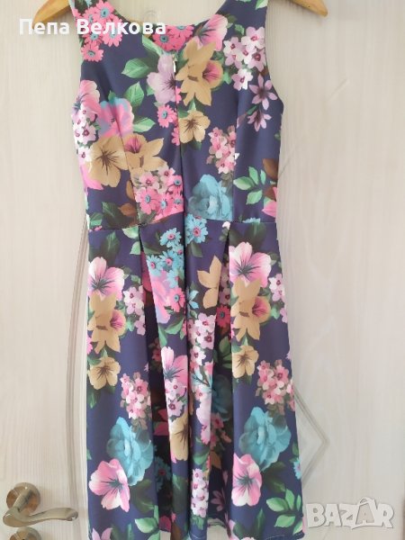 Красива флорална рокля, снимка 1