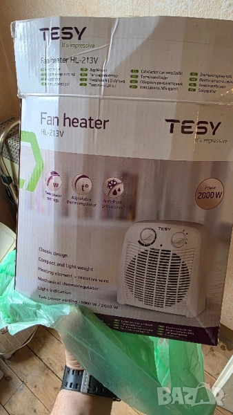 Вентилаторна печка (духалка) Tesy, снимка 1