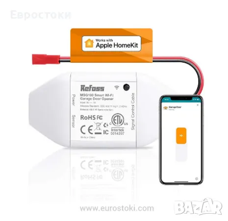 Refoss RSG100 Smart Wi-Fi устройство за отваряне на гаражни врати, управление с APP, снимка 1