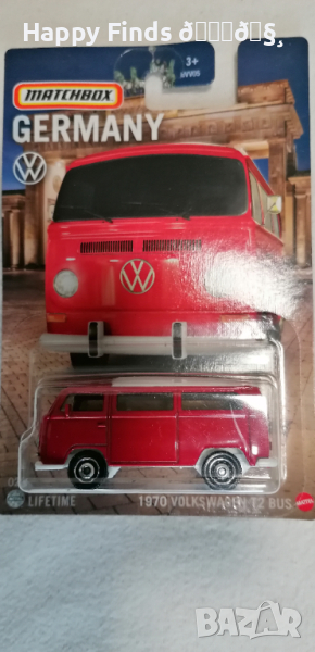 💕🧸1970 VOLKSWAGEN T2 BUS Matchbox, снимка 1