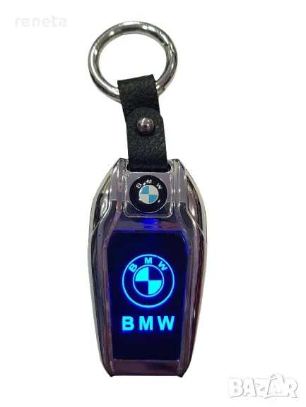 Запалка BMW, Тип USB, Реотан, Черен/сребрист, снимка 1