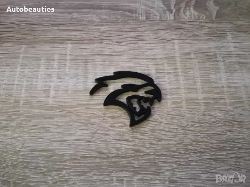 Hellcat лого черна емблема дясна, снимка 1