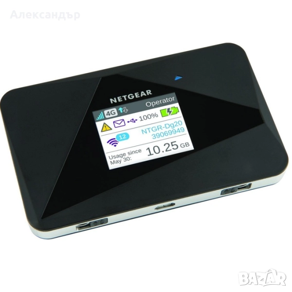 4G бисквитка Netgear AirCard 785 mobile hotspot, 785mbps, 2.4Ghz/5Ghz, microSIM card, 1 microUSB, снимка 1