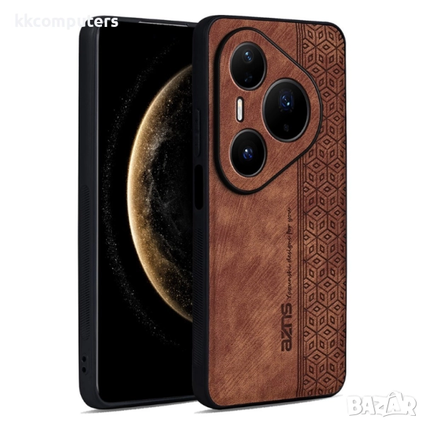 Huawei Pura 80 Pro / Pura 80 Pro+ AZNS Удароустойчив Кожен Калъф и Протектор, снимка 1