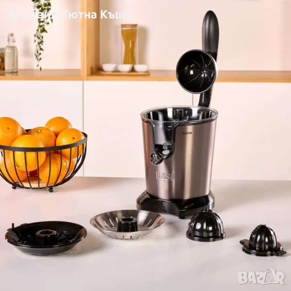 НОВА Цитруспреса с Гаранция Black&Decker BXCJ350E, снимка 1