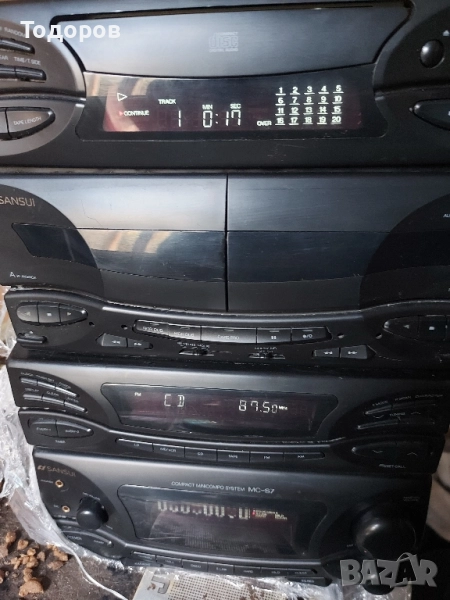 Sansui MC-S7 двукомпонентна мини система TA-MCS7/Sansui CDD-MCS7, снимка 1