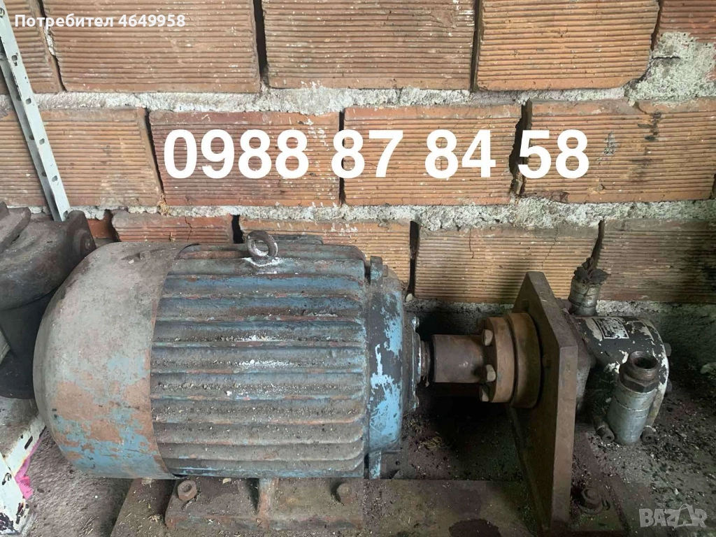 Продавам Ел двигател 7.5кв със хидравлична помпа C72X, снимка 1