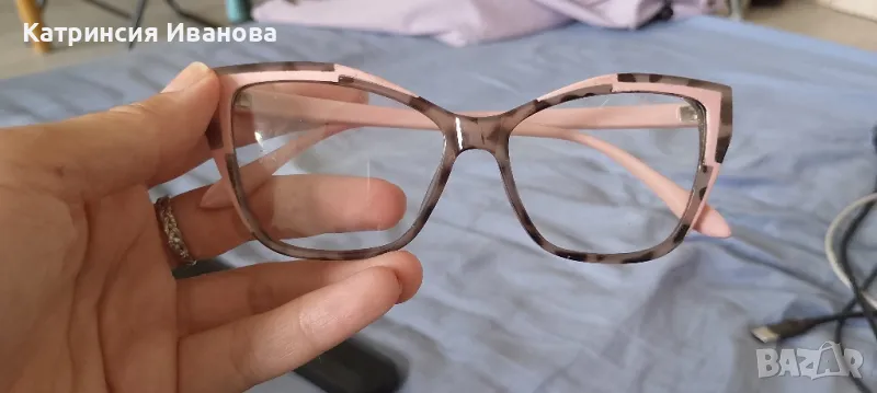 Очила за компютър и телефон-синя светлина ,с диоптър +3.50,+4, снимка 1