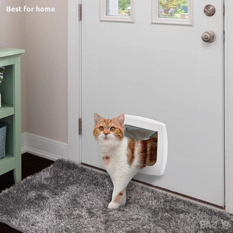 Ferplast Swing – Универсална вратичка за котки и малки кучета (2-посочно заключване), снимка 1