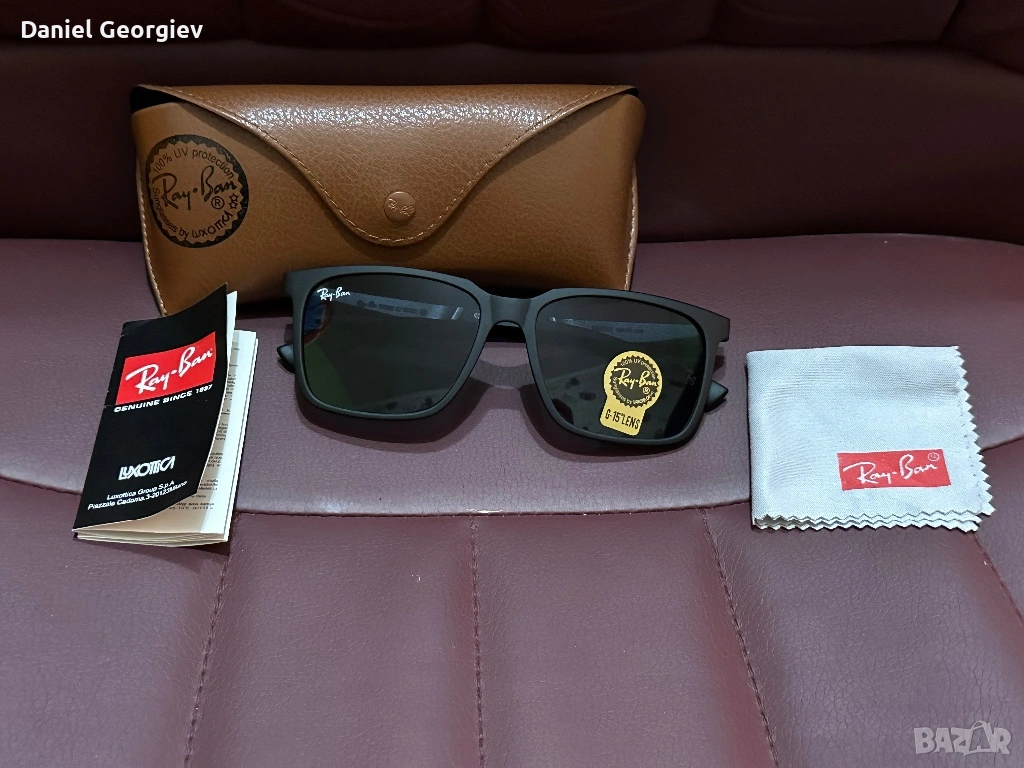 НОВИ Ray Ban Jeffrey Square с лещи G15 слънчеви очила, снимка 1