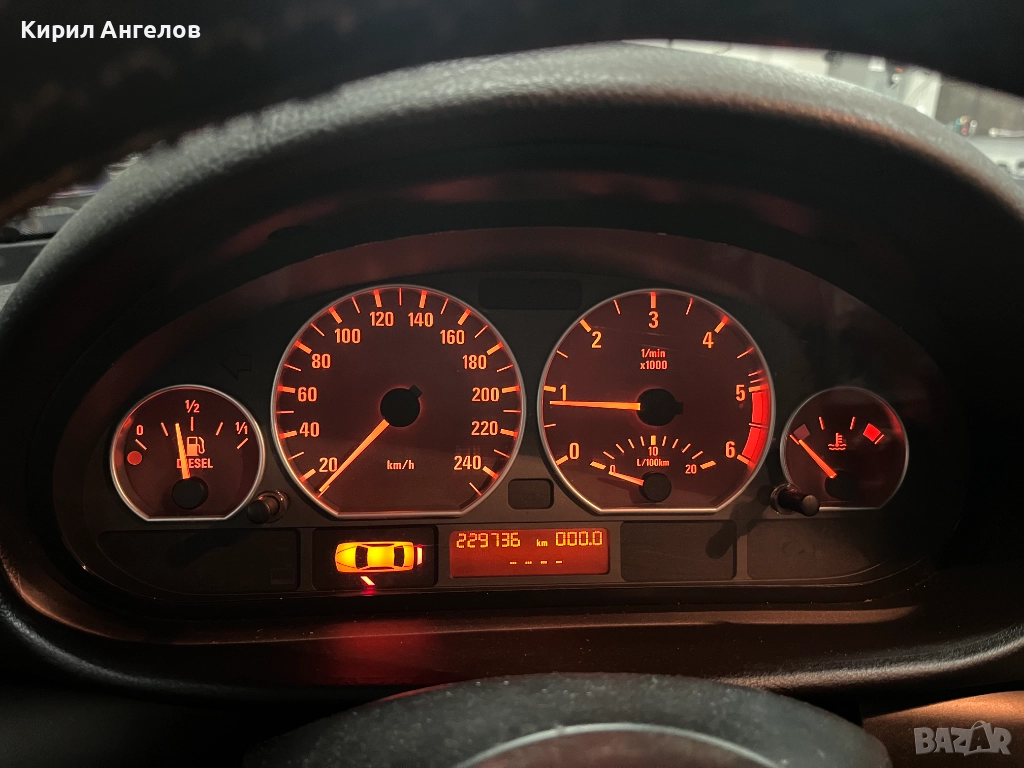 Километраж с рингове за BMW E46 320D 330D (ръчка), снимка 1