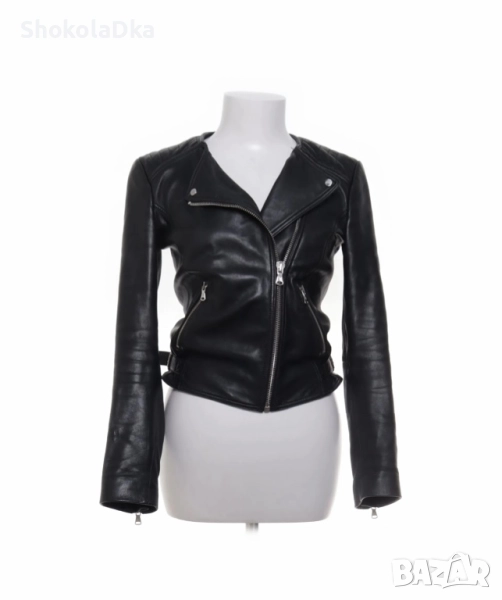 Massimo Dutti кожено яке XS, снимка 1