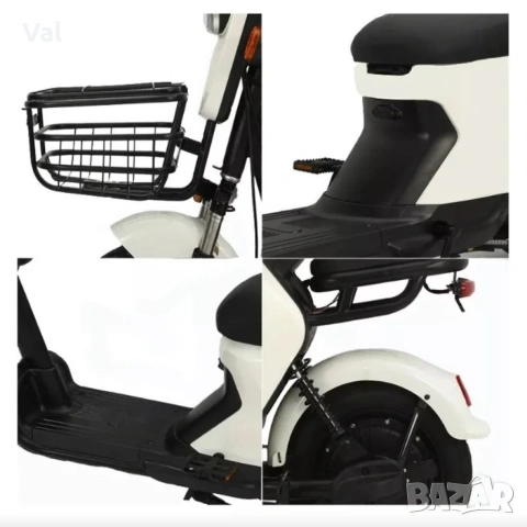 Електрическата тротинетка-скутер с кош, снимка 10 - Велосипеди - 53664481