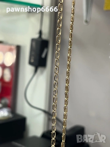 Златен синджир 14 карата, снимка 4 - Колиета, медальони, синджири - 53162017