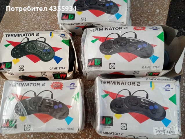 Нови Джойстик джойстици ретро  Terminator 2 стара конзолна телевизионна игра конзола Terminator 