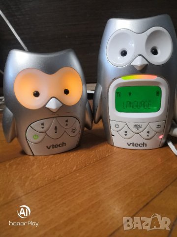 Цифров бебефон Vtech BM2300, температурен датчик и нощна лампа, обхват на действие 300 м