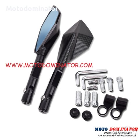 Огледала Zaddox CNC - Black, снимка 1