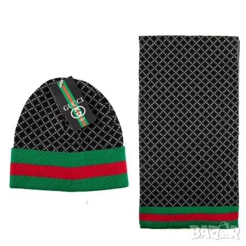 шапка и шал dolce gabbana calvin klein emporio armani gucci , снимка 8 - Шапки - 51394473