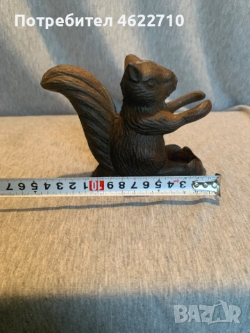 стара чугунена фигура катеричка , снимка 5 - Антикварни и старинни предмети - 53065834