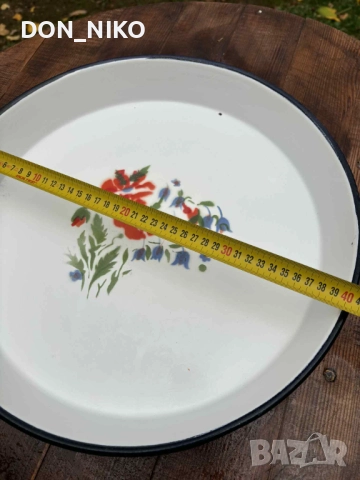 Емайлирана тава 1968 г, снимка 5 - Съдове за готвене - 52207520