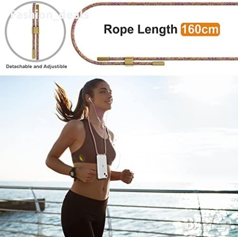 Нов Кросбоди калъф за мобилен телефон iPhone 14 / 14 plus 2 защитни стъкла, снимка 3 - Калъфи, кейсове - 41137681