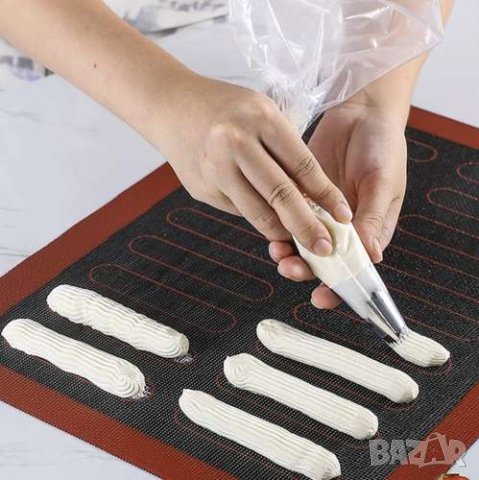 Силиконова подложка за печене 30х40см, снимка 4 - Прибори за хранене, готвене и сервиране - 41767372