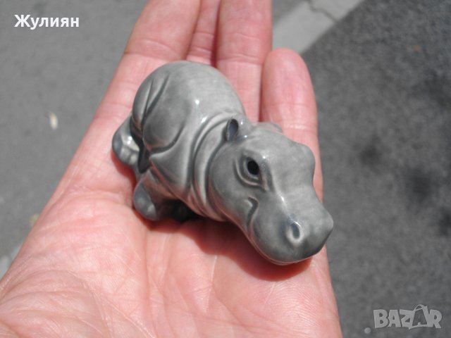 СТАР ПОРЦЕЛАН GOEBEL W. GERMANY ХИХОПОТАМ , снимка 3 - Антикварни и старинни предмети - 41551034