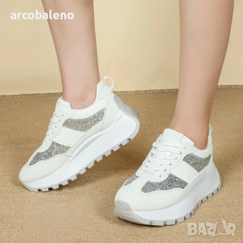 Дамски ниски маратонки, 3цвята , снимка 14 - Маратонки - 51334249