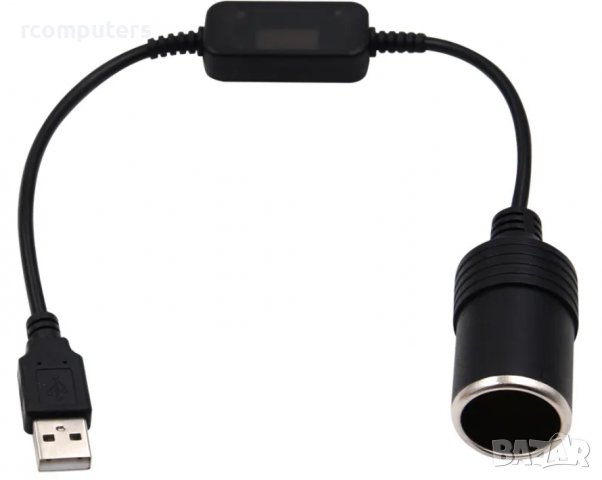 Адаптер запалка за кола - USB 5V - 12V, снимка 1 - Друга електроника - 40048047