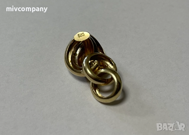 Златна Висулка 1.5гр., снимка 3 - Колиета, медальони, синджири - 52323944