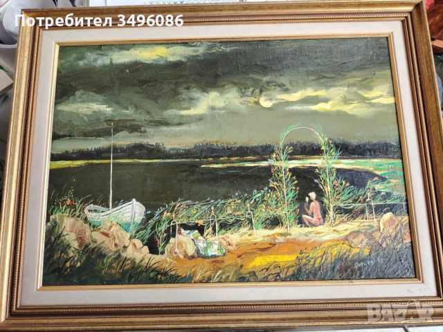 “Края на сезона” Хрисанд Хрисандов, снимка 2 - Антикварни и старинни предмети - 53774057