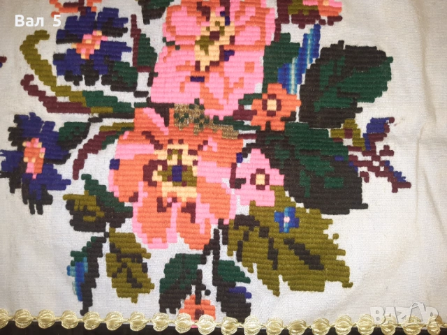 Автентична красива рядка престилка , носия, снимка 5 - Антикварни и старинни предмети - 53608787