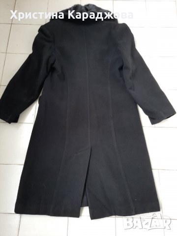 Дамско зимно палто с яка от изкуствена кожа, снимка 2 - Палта, манта - 39674157