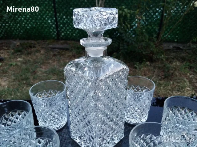 * Bohemia * - кристален сервиз за уиски НОВ !, снимка 4 - Сервизи - 56035138