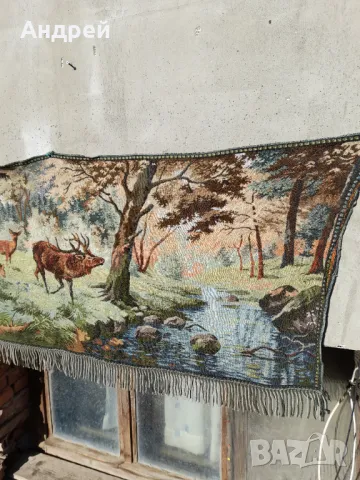 Старинен ковьор,покривка за стена #265, снимка 4 - Антикварни и старинни предмети - 48571540