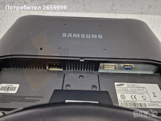  Monitor samsung syncmaster 206bw, снимка 3 - Монитори - 52061897