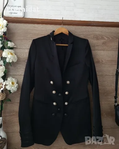 Черно сако блейзър LCD, снимка 3 - Сака - 48472493