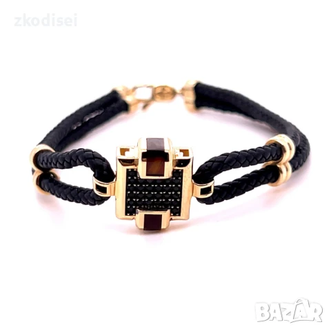 Златна регулируема гривна 6,95гр. 14кр. проба:585 модел:33332-1, снимка 1