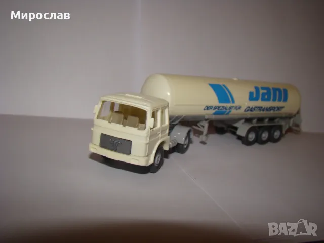 WIKING H0 1/87 MAN ТИР КАМИОН МОДЕЛ КОЛИЧКА ЦИСТЕРНА, снимка 2 - Колекции - 48251166