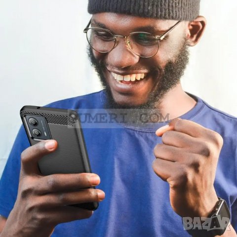 Motorola Moto G53 Противоударен Силиконов Гръб - Карбон, снимка 9 - Калъфи, кейсове - 40054981