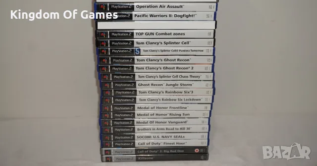 Игри за PS2 Tom Clancy's Splinter/Operation Air Assault/Call Of Duty/Killzone/Medal Of Honor/Top Gun, снимка 17 - Игри за PlayStation - 54079651