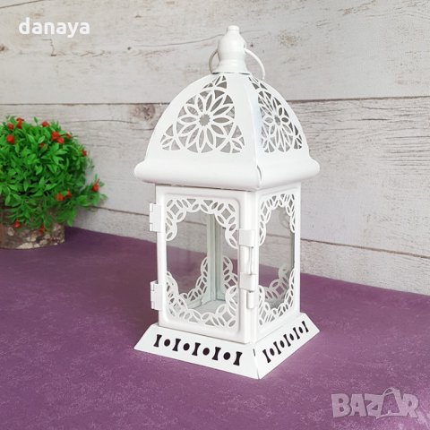 2708 Метален декоративен свещник за романтика и украса