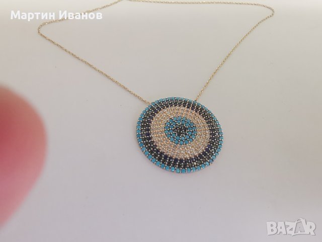 Златно колие назар , снимка 8 - Колиета, медальони, синджири - 41687829