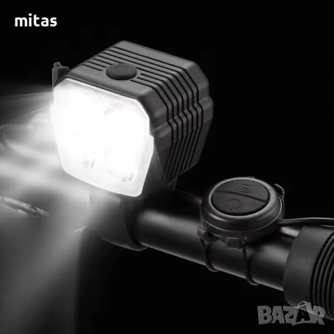 2 в 1 Предна LED светлина JOHORSE с вграден клаксон (300Lum / 120dB), снимка 9 - Аксесоари за велосипеди - 53731742