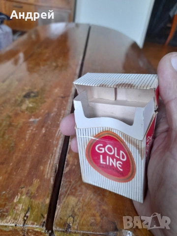 Кутия от цигари Gold Line, снимка 6 - Колекции - 52940601